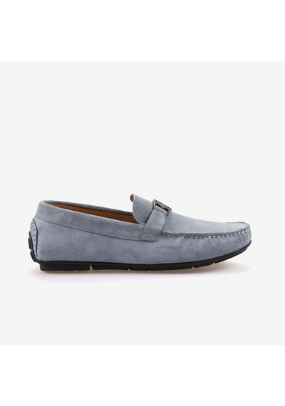 Mocassini Tokalı Erkek Loafer M584 Buz Suet