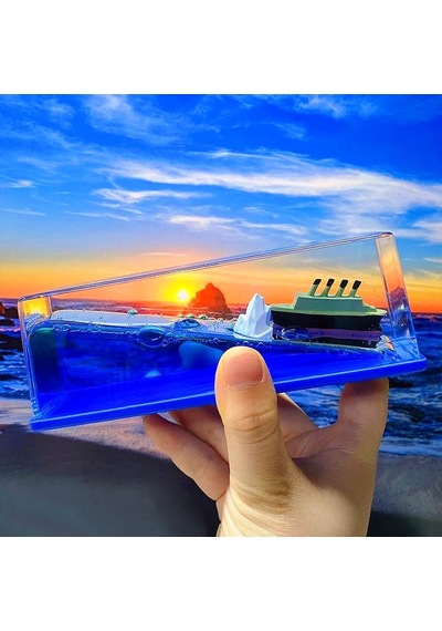 Vıp Unsınkable Tıtanıc Cruıse Shıp Batmayan Titanik Cruise Gemisi Sulu Dalgalanan Gemi Dekor Gemi