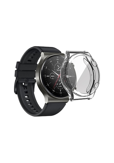 Lexroo Huawei Watch Gt 3 Pro 43mm İle Uyumlu Saat Silikon Ekran K