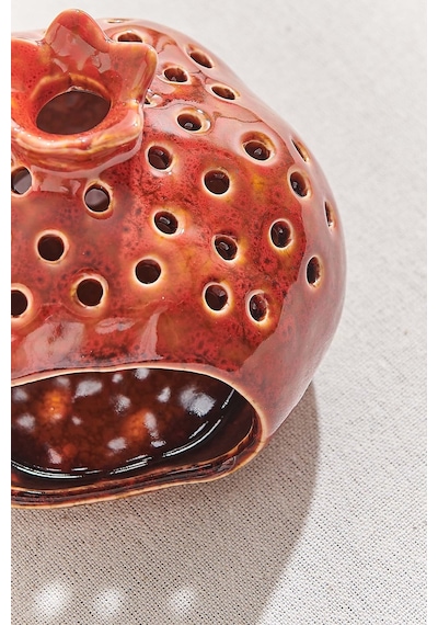 Pasabahce Nar Porselen Tealight Mumluk M Kırmızı - 1 Adet