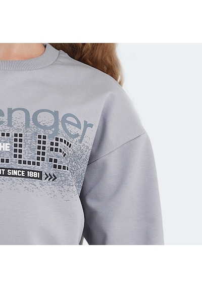 Slazenger LAST Çocuk  Taş Gri Sweatshirt