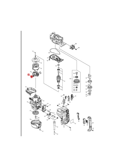 Makita HR5202C Kömür Fırça CB-175 Ürün Kodu 195844-2