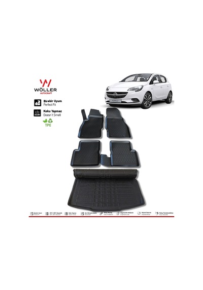 Opel Corsa E Paspas Bagaj Havuzu 2015 2019 Arası 3D Wöller