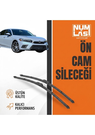 Honda Civic 2022-2025 Ön Cam Silecek Takımı Numlas-a Kalite-nm0002