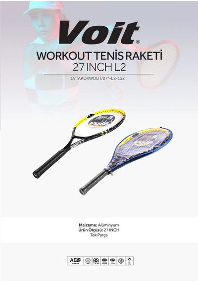 Voıt Workout Tenis Raketi 27 Inch L2 Fosfor