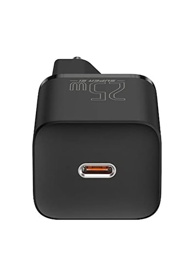 Super Si Pd 25w Type-c To Type-c Kablo Duvar Şarj Seti Siyah
