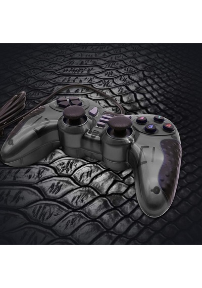 Pc Uyumlu Usb Dual Shock Titreşimli Joystick Oyun Kolu-cfl-2586 Siyah