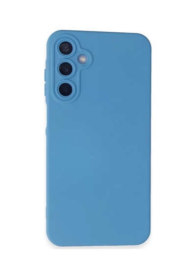 Newface Samsung Galaxy A15 4g Kılıf Nano İçi Kadife Silikon - Mavi