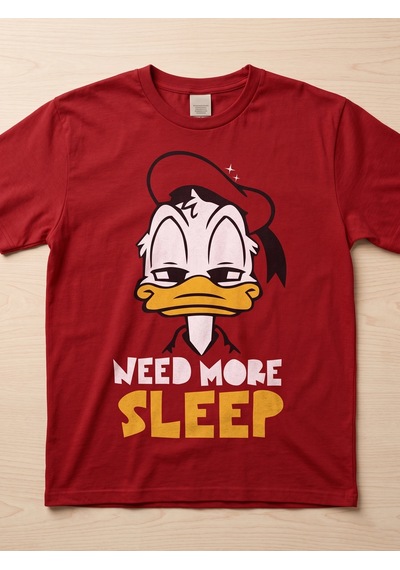 Donald Duck Ütü İle Uygulanabilen Dtf Tekstil Baskı