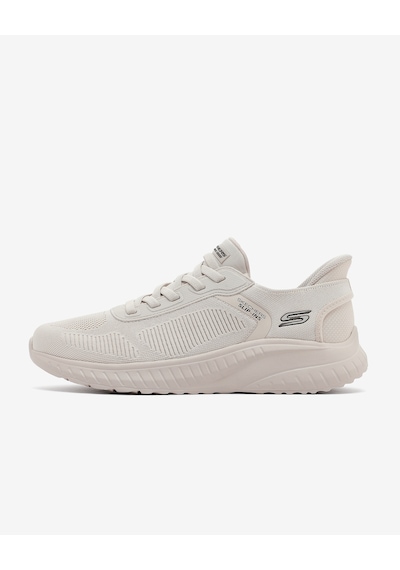 Skechers Bobs Squad Chaos Solıd Step Erkek Beyaz Spor Ayakkabı 118312 Ofwt Beyaz