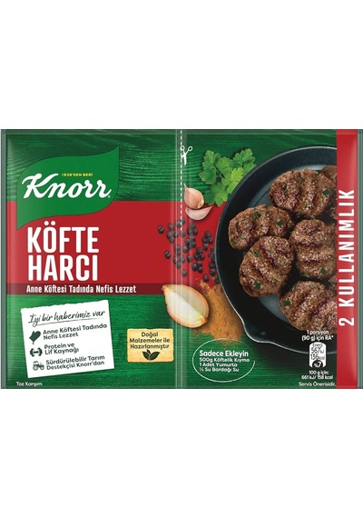 Knorr 3'lü Harç Ve Çeşni Seti Köfte Harcı, Pane Harcı, Fırında Tavuk Çeşnisi