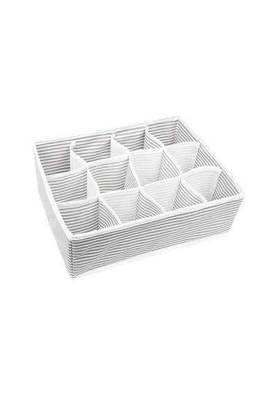 Çekmec Düzenleyici 31x25x12cm 12 Bölmeli Plastik Beyaz Diğer