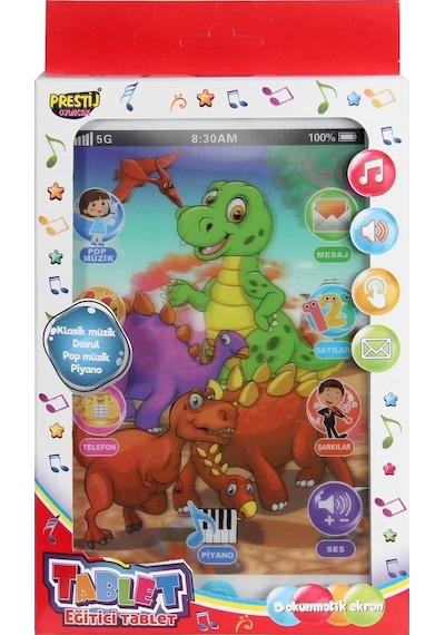 Kutulu Eğlenceli Pilli Tablet