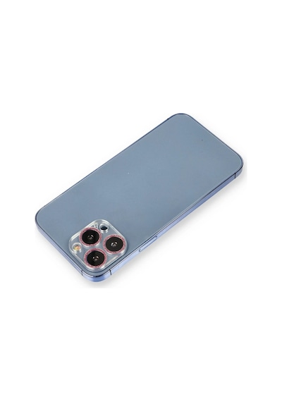 Newface Apple iPhone Uyumlu 12 Pro Max Shine Kamera Lens Koruma Cam Semeglbl - 2 - Pembe