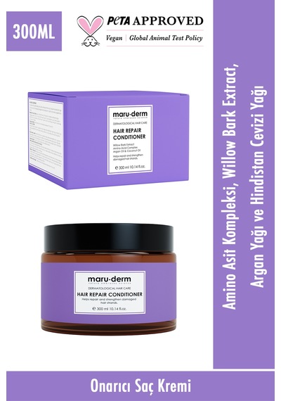 Maruderm Saç Onarıcı Saç Kremi 300 ML