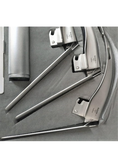 Archer Fiber Optik Laringaskop Seti Flexi Zor Entübasyon 4 Blade