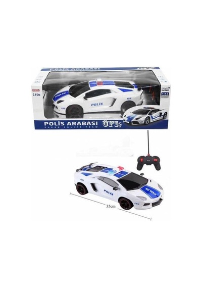 1:12 Uzaktan Kumandalı Polis Lamborghini Şarjlı Araba