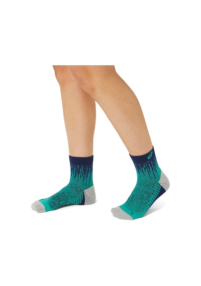 Asics Performance Run Sock Quarter Unisex Yeşil Koşu Çorabı 3013a980-302 Yeşil