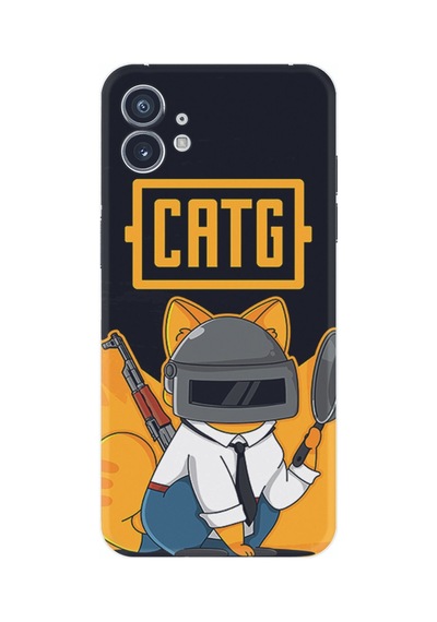 Nothing Phone 2 Kılıf Silikon Desen Özel Seri Cat G 1677