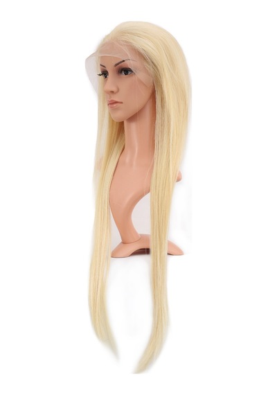 Gerçek Front Lace Düz Platin Tül Peruk / 80/85cm - Kyut-758730 Renkli