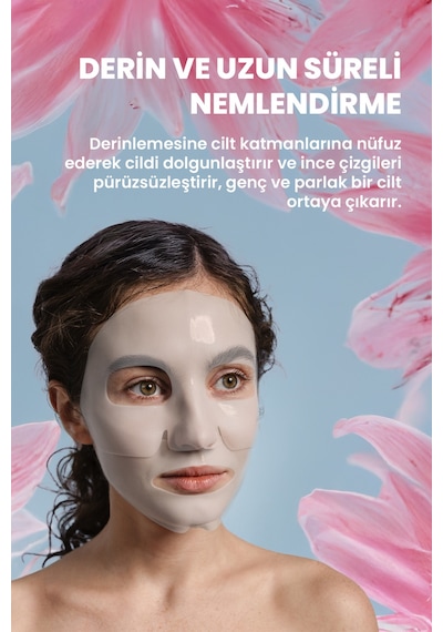 Royues Şeffaflaşan Kolajen Yüz Maskesi 4'lü Set