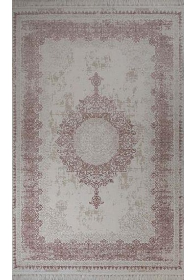 Gabardin Alessa 8012 Pudra Serisi Triko Akrilik Salon Oturma Yatak Odası Halısı Pudra