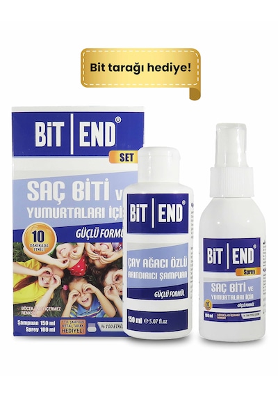 Bitend Bit Sprey + Şampuan + Tarak