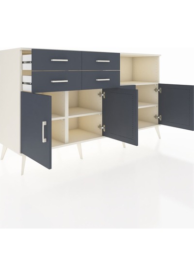 Hyperion Konsol 4 Raflı 4 Çekmeceli 4 Kapaklı 176x44x99 Aytaşı-an Aytaşı-antrasit Hyperion Konsol 4 Raflı 4 Çekmeceli 4 Kapaklı 176x44x99 Aytaşı-an Aytaşı-antrasit