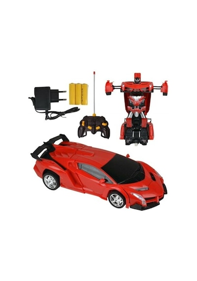 Şarjlı Uzaktan Kumandalı Oyuncak Araba Otomatik Dönüşen  Robot