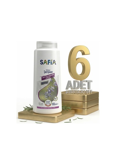 Safia Zayıf Ve Kırılgan Saçlar Şampuan 6x650 Ml