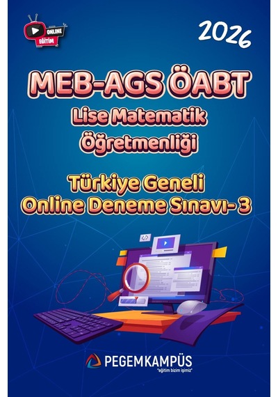 2026 Meb-ags Öabt Lise Matematik Öğretmenliği Türkiye Geneli Online Deneme Sınavı-3