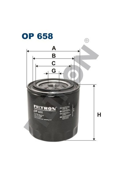 FILTRON OP658 YAĞ FİLTRESİ AC DELCO (W920/25)