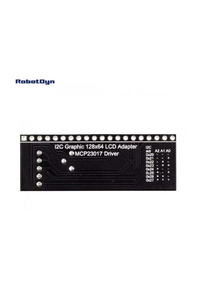 RobotDyn KS0108 128x64 LCD Ekran için I2C Adaptör Modülü (MCP23017)