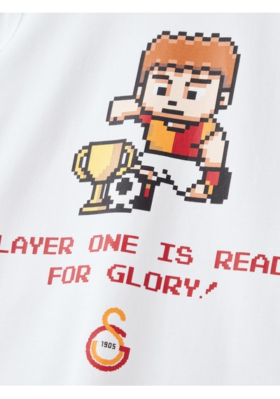 Gsstore Galatasaray Çocuk T-shirt C252062 Beyaz