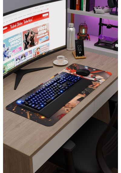 Xinyan Genshin Impact Anime Oyuncu V2 - 70x30 Xl Gaming Mouse Pad Fare Altlığı