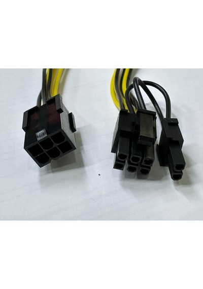 6 Pin 8 Pin Çevirici 6 Pin 6+2 Pin Power Kablo 30 Cm 6 Pin Uzatma Kablosu