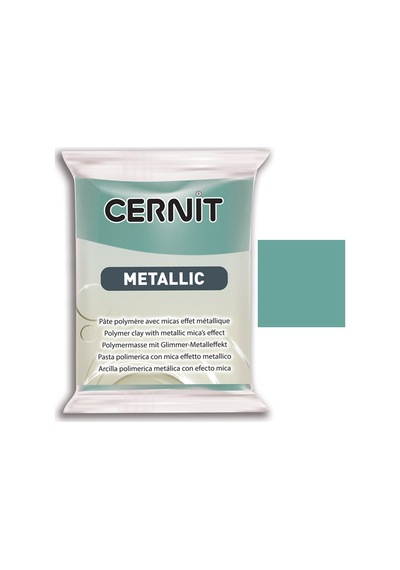 Cernit Metallic Polimer Kil 56G 054 Turquoise Gold