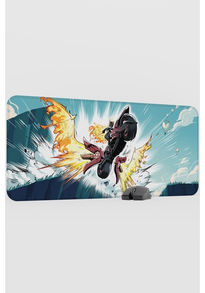 Mavuika Genshin Impact Anime Gacha V4 - 90x40 Xxl Gaming Mouse Pad Fare Altlığı