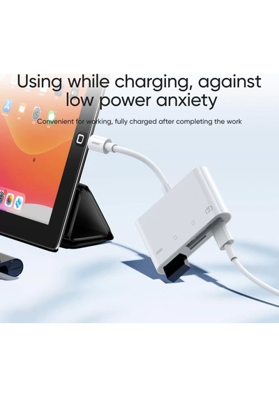 Joyroom S-h142 Lightning - Usb Otg Kart Okuyucu 4 İn 1
