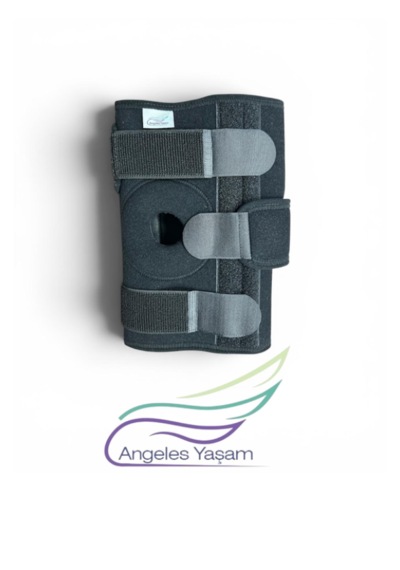 Angeles Yaşam Patella Ligament Destekli Dizlik Standart Siyah