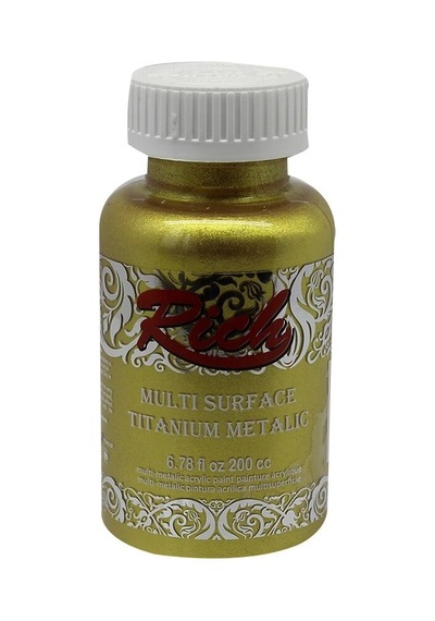 Rich Multi Surface Titanium Metalik Boya 200 Cc. 2520 Altın Renk