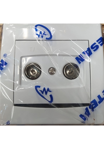 Metesan Alia Beyaz Tv/r Priz