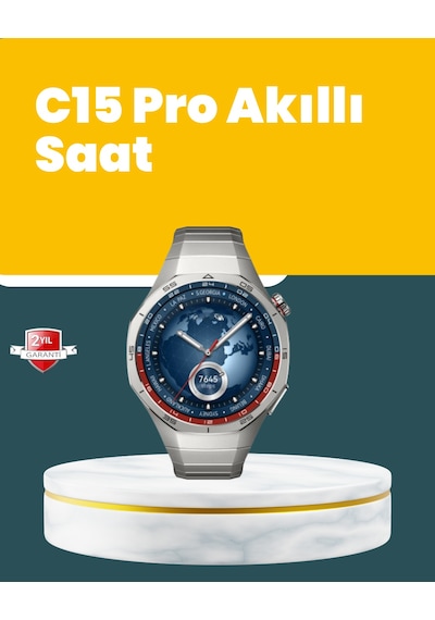 Akıllı Saat Nabız Ölçer, Adım Sayar Ve Uyku Takip Özellikli