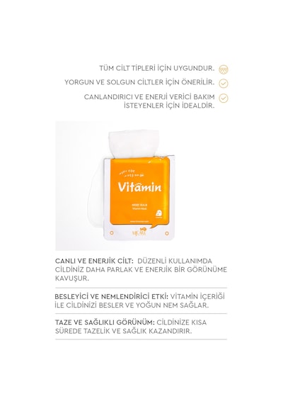 Mj Care On Vitamin Mask -vitamin Maskesi 8809220800221