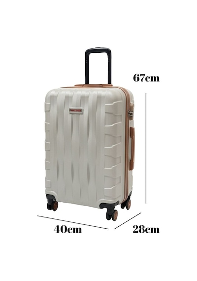 Louisiana Polo Orta Boy Valiz 4x2 Teker Vizon-taba 1167 Vizon - Taba
