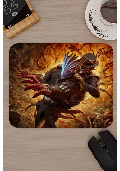 Baldur's Gate 3 Kaymaz Dikişli Kauçuk Oyuncu Mousepad V2 - 22x18 Gaming Mouse Pad Fare Altlığı