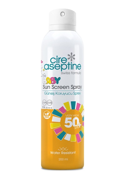 Cire Aseptine Baby & Sensitive Sprey Krem 50 Spf 200 Ml 4 Adet
