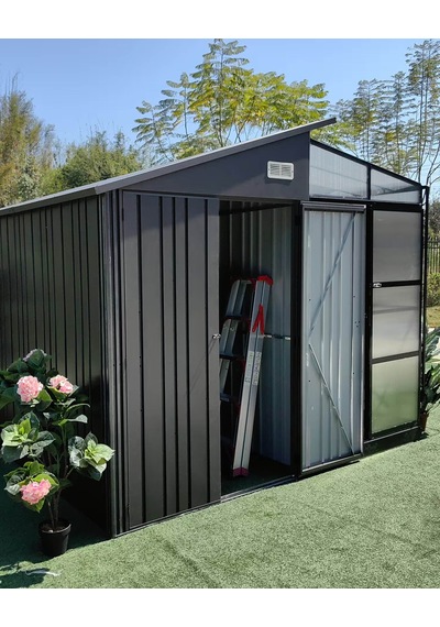 Garden Eden Xl Seralı Metal Bahçe Kulübesi