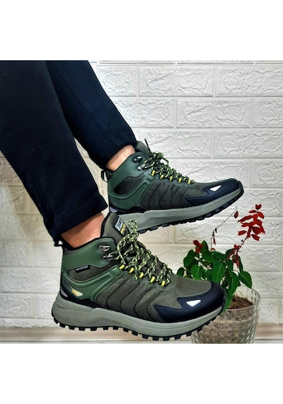 Jump 28680 Haki Waterproof Kaymaz Taban Erkek Bot 001