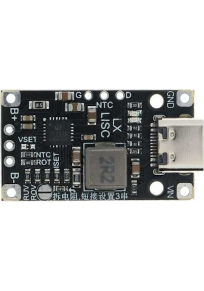 Type-c Usb 2s Bms 15w 8.4v 1.5a Pil Şarj Boost Modülü